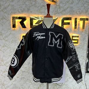 Veste pour Homme en Laine et Soie Brodée avec Fermeture à Bouton Couverte, Édition Sports, Créez Votre Propre Logo - Product Image 4