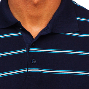 เสื้อยืดโปโลสำหรับผู้ชายเสื้อ2024คอกลมแขนสั้นผ้าฝ้าย100% ซักง่าย - Product Image 4