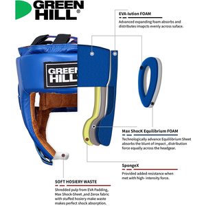 Casco de Patinaje de Alta Calidad con Certificación FIAS de Cinco Estrellas, Protector de Cabeza para Patinaje y Boxeo Hecho de Fibra de Vidrio - Product Image 3