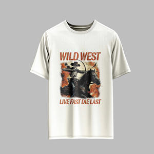 Camiseta de Estilo Urbano Estadounidense con Logotipo Personalizado para Hombre y Mujer, Camiseta Holgada de Verano de Manga Corta con Cuello Redondo, Camiseta de Algodón al por Mayor - Product Image 2