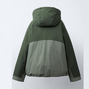 Chaqueta Bomber para Niños Transpirable al por Mayor / Chaqueta de Exterior Ligera de Tela Suave, Estilo Minimalista, Informal - Product Image 4