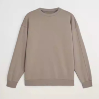 Pulls en tricot pour hommes à manches longues de style vintage, 100% coton, anti-rides, anti-rétrécissement, option de logo sur le devant, personnalisable