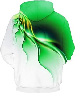Sudadera con Capucha de Forro Polar para Hombre, Tallas Grandes, Casual, con Estampado 3D, Manga Larga, Holgada, para Invierno, Personalizable - Product Image 4