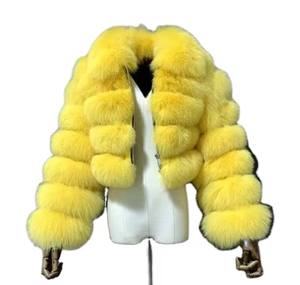 Custom Plus Size Coats Outwears Modest Winter Jackets Long Big Collar Fluffy <b>Faux</b> <b>Fur</b> Trench Coats for Ladies Women - Product Image 1