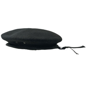 High Quality 100% Cotton <b>Berets</b> From Pakistan Wholesale 100% Woolen Hat Cap with Cap Badge Logo Patch - Product Image 2