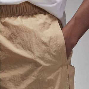 Pantalon coupe-vent en nylon de qualité supérieure pour hommes, patchwork avec logo personnalisé et rayures droites et incurvées, style décontracté - Product Image 3