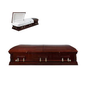 Ataúd de madera personalizable, entrega rápida desde Vietnam, planta de fabricación, suministros funerarios - Product Image 3