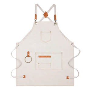 Multi Function Cooking Items 100% Cotton Canvas Polyester Waiter <b>Apron</b> Custom Design logo Kitchen Cooking Canvas Waiter <b>Aprons</b> - Product Image 2