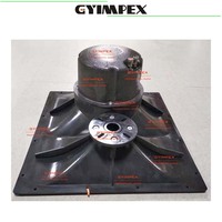 Haut-parleur à pavillon de 1 pouce avec guide d'ondes à triple dispersion 400*400*105mm pour haut-parleur de gamme moyenne et tweeter HF