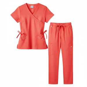 Nuevo estilo enfermera Scrub uniformes diseño Scrub trajes para mujeres enfermera médica moda Scrubs cortes elegantes y estilos favorecedores - Product Image 1