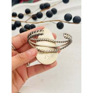 Wydell Billie BB Agate & Sterling Silver Fashion Cuff Bracelet - Product Image 5