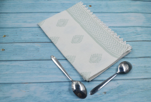 Juego de paños de cocina con estampado de lino 100% ecológico, toalla de mano superabsorbente, propiedades antimicrobianas, diseño personalizado para Cocina - Product Image 3