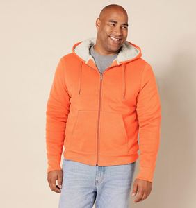 Nouveau unisexe polaire sweat à capuche zippé 90s à manches longues cordon à capuche veste courte haut goutte épaule respirant - Product Image 1