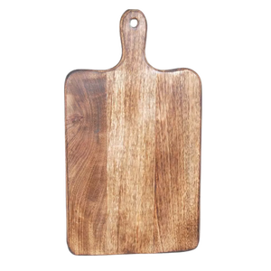 Tablero de madera con forma Rectangular para cortar verduras y carne, para cocina, con Mango, precio bajo - Product Image 3
