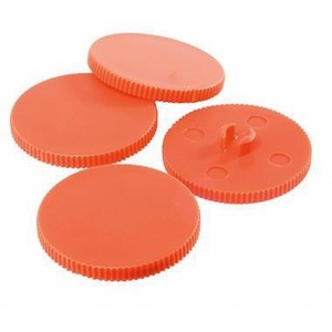 Rapid HDC150 28mm <b>Plastic</b> Hole <b>Discs</b> Orange 10-Pack - Product Image 1