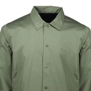 เสื้อแจ็คเก็ตโค้ชแฟชั่นสตรีทแวร์ ไซส์ผู้ชาย สไตล์สปอร์ต ผลิตจากโพลีเอสเตอร์ไนลอน 100% กันน้ำ - Product Image 5