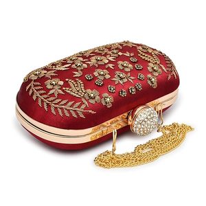 Bolso de Mano Bordado de Diseño SHAAD HANDICRAFTS, Estilo Floral, Hecho a Mano con Alta Calidad, Diseño Tradicional para Fiestas y Bodas - Product Image 4