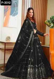 ชุดแต่งกายอินเดียดั้งเดิม lehenga choli เสื้อทำงานปักลายแฟนซีและลำดับเสื้อทำงานและลูกไม้ - Product Image 2