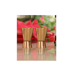 Doseur en cuivre fait à la main verre naturel artisanat luxe maison verres en cuivre verre concepteur pour fabricant de cadeaux - Product Image 2