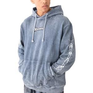 Sudadera con capucha personalizada para hombre con cuello con capucha de gran tamaño bordado sudadera deportiva invierno Casual 100% sudaderas de algodón para otoño - Product Image 4