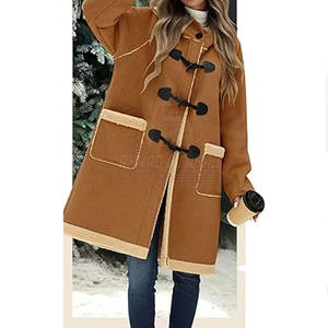 Manteau d'hiver pour femme en laine respirante, col rabattu, doux, vintage, personnalisé, 2026 - Product Image 6