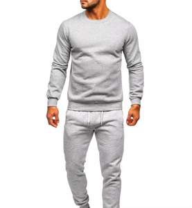 Survêtement pour homme Jogging 2 pièces Full Zip Casual Soft Fitness Gym Workout Running Sportswear Activewear - Product Image 1