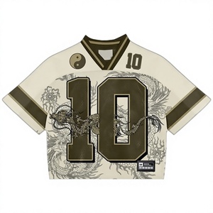 Camisetas de Fútbol Americano, Diseño Personalizado, Manga Corta, Transpirables, 100% Poliéster |   Proveedor Mayorista de Fábrica - Product Image 1