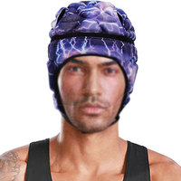 Casque de rugby en EVA durable, technologie d'absorption des chocs, coque renforcée offrant une excellente protection, ajustement confortable, léger