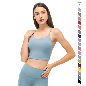 A buon mercato Sexy donna Fitness rimovibile petto Pad reggiseno Yoga Sport palestra allenamento Halter top donna - Product Image 1