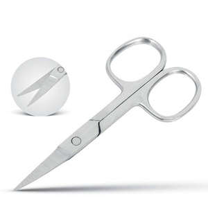 Ciseaux à ongles professionnels à lame incurvée extra tranchante petits ciseaux à cuticules en acier inoxydable durables pour la manucure à usage de beauté - Product Image 3