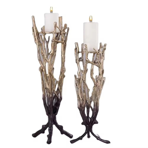 Newest Arrival Best Quality Metal Candle Stand for Sale Hot Sale Premium Look Candle Holder Gold Color <b>Bed</b> Room Decoration - Product Image 4