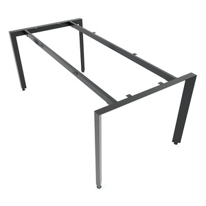Mesa de Conferencia de Diseño Minimalista Trian System 90x180cm con Patas Triangulares de Hierro, Muebles de Oficina para Sala de Conferencias HBTA008 - Product Image 3