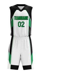 Uniforme de baloncesto duradero y de alto rendimiento, jersey sin mangas y pantalones cortos, tela de malla transpirable, diseño que absorbe la humedad, en venta. - Product Image 1
