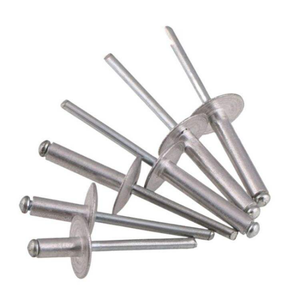 Rivets aveugles à tête ronde ouverte en aluminium et acier, à grande bride, de 3,2 mm, 4 mm, 4,8 mm, 5 mm, 6,4 mm - Product Image 1