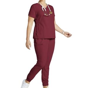 Uniformes Médicos Profesionales de Algodón y Poliéster, Conjuntos de Uniformes Médicos Elásticos, Servicio OEM 2026 - Product Image 5