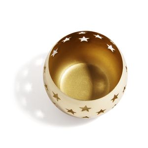 Vela de Metal decorativa de Navidad, diseñador votivo, Color plateado para el hogar, boda, decoración de mesa, tarro de vela redondo - Product Image 3