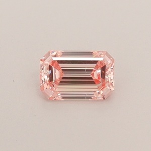 IGI Fancy Pink Emerald Cut 0,32 CT Lab Grown Diamond Stone para la fabricación de joyas VS1 Clarity Emerald Cut Ring Engagement Lab Grown - Product Image 1