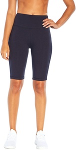 Ladies Hot Custom Outwork Biker Gym Pantalones cortos de yoga para mujer con mallas de banda de cintura - Product Image 5