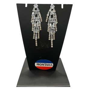 Pendientes AD de oro y plata exclusivos para mujer con hermosos trabajos de piedra a precios bajos al por mayor - Product Image 1