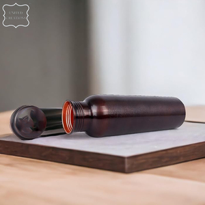 Vaso de acero inoxidable de cobre antiguo de alta calidad, mango de Metal, efecto martillado, Acabado plástico para gimnasio, bebida deportiva alta - Product Image 6