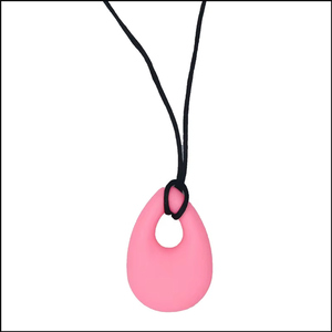 Collar de silicona para la dentición del bebé, mordedor de silicona de grado alimenticio, colgante masticable para madres lactantes, collar mordedor para bebés. - Product Image 3