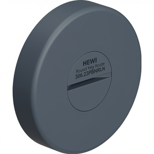 Roseta Redonda para Llaves HEWI 306.23PBNRLN 90, Grosor de la Roseta 10.5 mm, Plástico FBM para Llaveros - Product Image 3