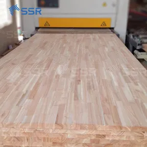 SSR VINA-Sapele Wood Finger joint Board - 4x8 pieds sapele doigt joint bois planche Chinaberry Melia bois