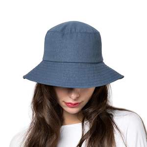Chapeau seau en toile avec logo personnalisé du meilleur fabricant Casquette de pêche au soleil unisexe avec broderie sportive Casquette décontractée pour l'extérieur - Product Image 6