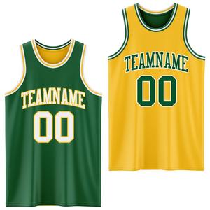 Directement de la marque Engro Sports Maillot de basket-ball à sublimation double face réversible vert Kelly - Product Image 1