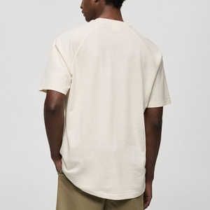 Logo personnalisé T-shirt à manches longues pour hommes de haute qualité 100% coton style décontracté surdimensionné pour le printemps - Product Image 3