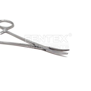 Pinzas Quirúrgicas Fentex de Alta Calidad, Pinzas Curvas Tipo Mosquito de Acero Inoxidable, Fuente de Alimentación Manual - Product Image 4