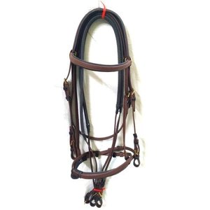 2025 nouveau design anglais selle-Style cuir bride d'équitation en gros produit équestre pour les courses de chevaux équitation Mule - Product Image 1