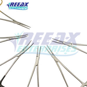 Reeax ชุดอุปกรณ์ผ่าตัดพื้นฐานสำหรับการจับห้ามเลือดเครื่องมือผ่าตัดหลอดเลือดแดง6ชิ้น - Product Image 6