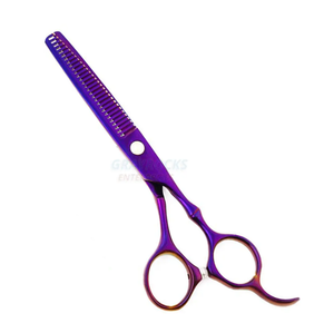Ciseaux amincissants pour coiffeur de meilleure qualité, enduits de couleur, beaux ciseaux de coiffeur avec peigne et épingle pour salon de coiffure - Product Image 6